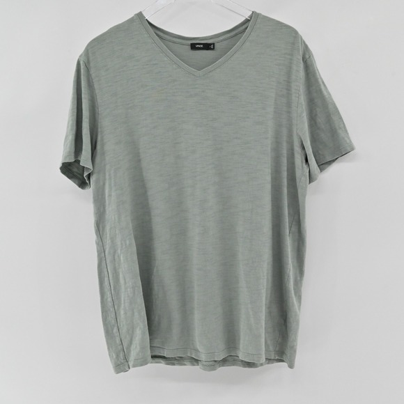 Vince Other - VINCE V Neck Tee‎ Shirt Mens XL Sage Green Cotton Short Sleeve Basic Athleisure